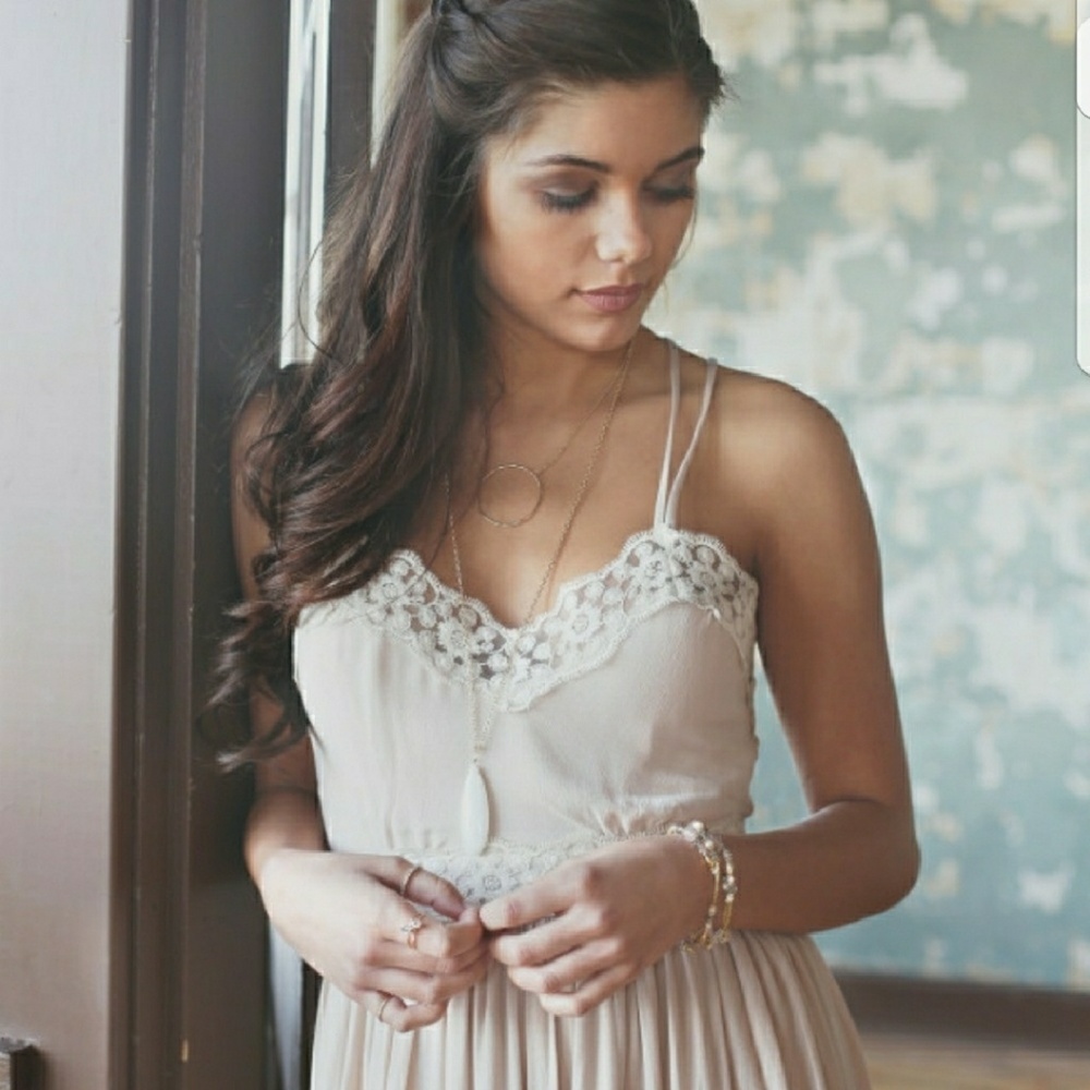 Altar'd State Moonlit Lace Maxi Dress